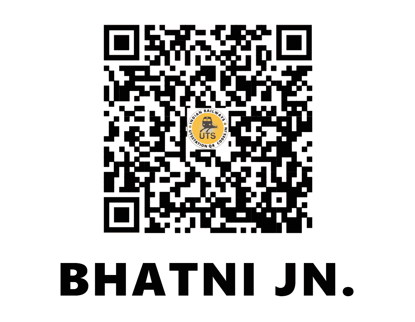 UTS QR Code for BHATNI JN. - BTT (NE - UTTAR PRADESH)